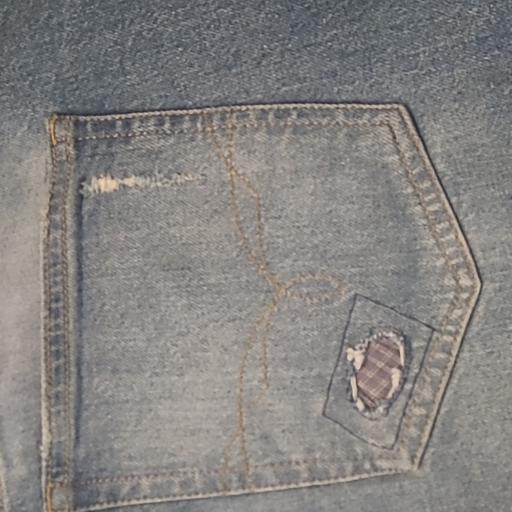 RALPH LAUREN PATCHWORK JEANS - Picture 8 of 10